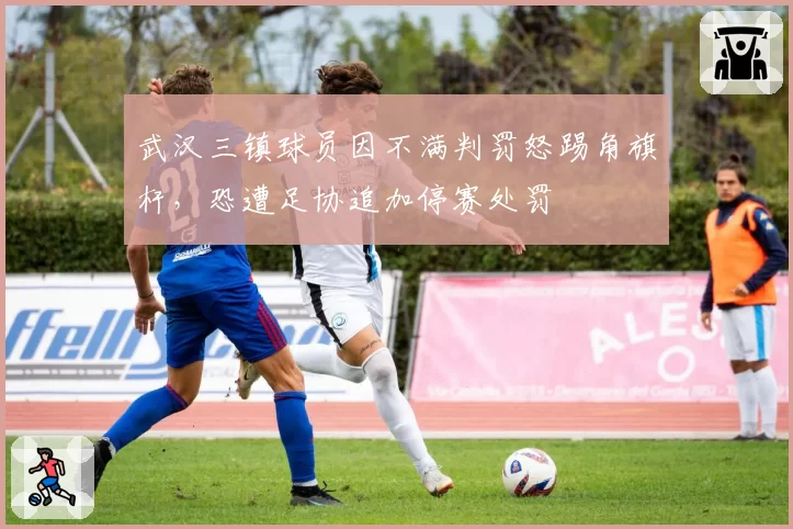 武汉三镇球员因不满判罚怒踢角旗杆，恐遭足协追加停赛处罚