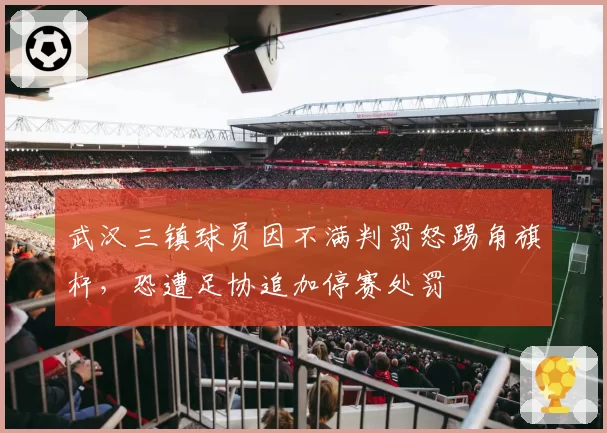 武汉三镇球员因不满判罚怒踢角旗杆，恐遭足协追加停赛处罚